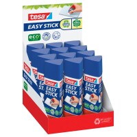 tesa ecoLogo Easy Stick Klebestift, 25 g, Thekendisplay
