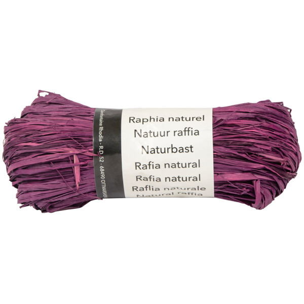 Clairefontaine Raffia-Naturbast, kaffeebraun