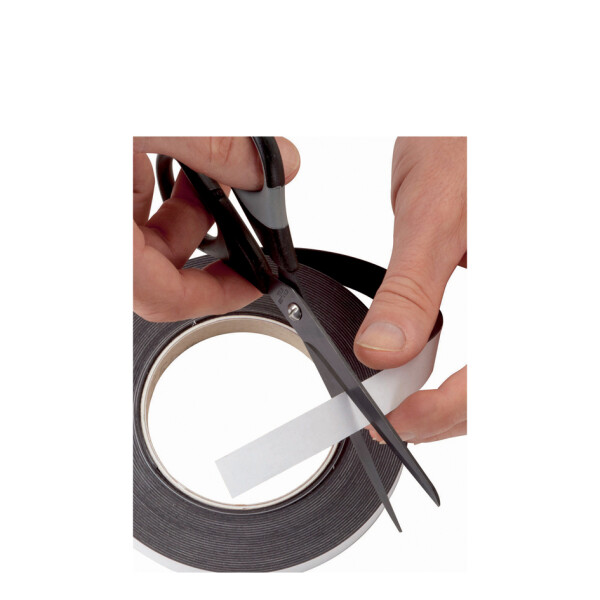 MAUL Magnetband, 50 mm x 10 m, Dicke: 1 mm, weiß