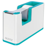LEITZ Tischabroller WOW Duo Colour, bestückt, weiß