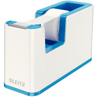 LEITZ Tischabroller WOW Duo Colour, bestückt, weiß