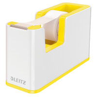 LEITZ Tischabroller WOW Duo Colour, bestückt, weiß