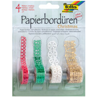 folia Papierbordüren "Christmas",...
