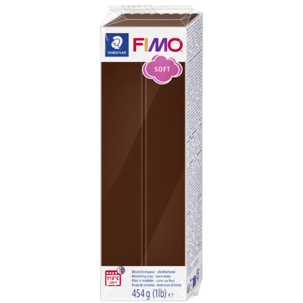 FIMO SOFT Modelliermasse, ofenhärtend, manderine, 454 g