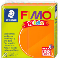 FIMO kids Modelliermasse, ofenhärtend, orange, 42 g