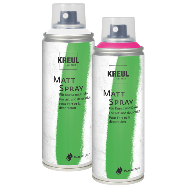 KREUL Spr&uuml;hfarbe MATT SPRAY, schwarz, 200 ml