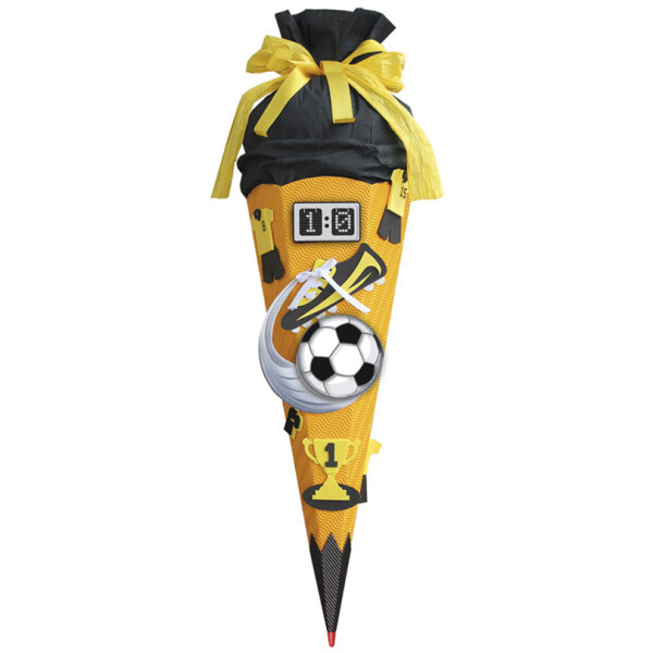 ROTH Schultüten-Bastelset "Soccer blau weiß", 6-eckig, 680mm