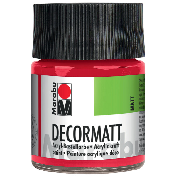 Marabu Acrylfarbe "Decormatt", hellbraun, 50 ml, im Glas