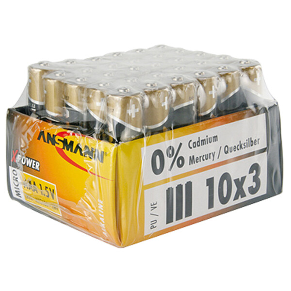 ANSMANN Alkaline Batterie "X-Power", Micro AAA, 4er Blister
