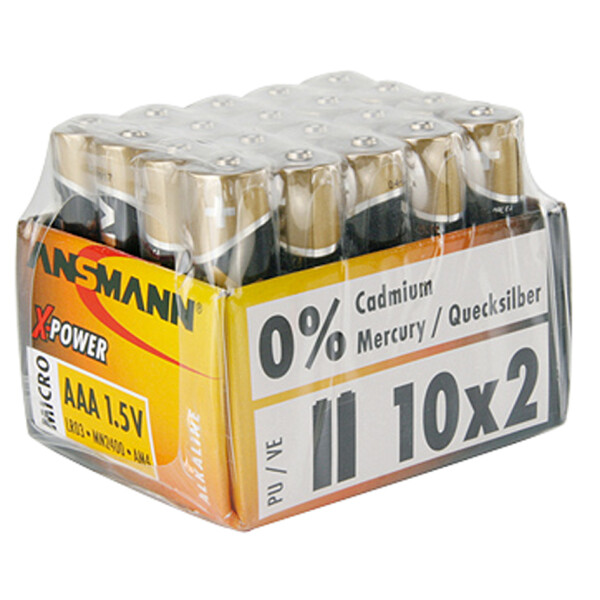 ANSMANN Alkaline Batterie "X-Power", Micro AAA, 4er Blister