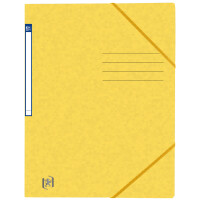 Oxford Eckspannermappe Top File+, DIN A4, pastell gelb