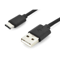 DIGITUS USB 2.0 Anschlusskabel, USB-C - USB-A, 1,8 m
