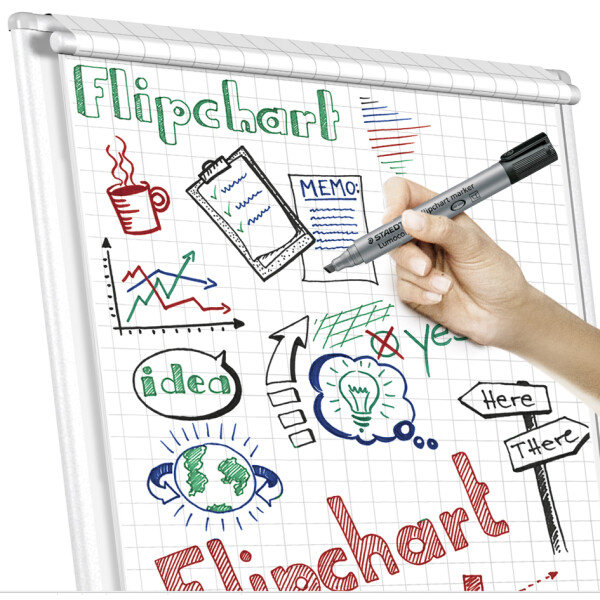 STAEDTLER Lumocolor Flipchart-Marker 356B, 4er Etui