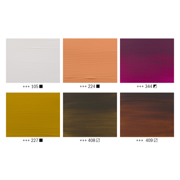 ROYAL TALENS Acrylfarbe AMSTERDAM Portrait, 6 x 20 ml
