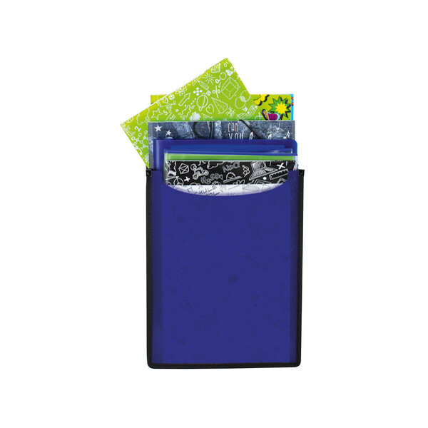 HERMA Heftbox "Flexi", aus PP, A4, transluzent-dunkelblau