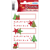 HERMA Weihnachts-Sticker DECOR "Tannengestecke", Widmung