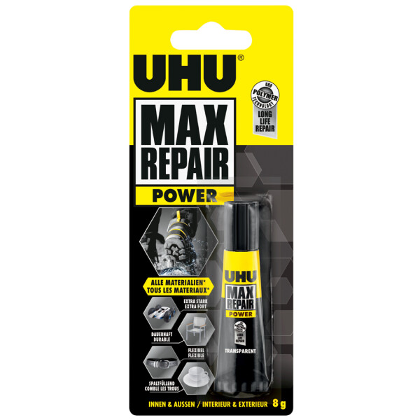 UHU Universal-Klebstoff MAX REPAIR POWER, 20 g Tube