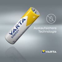 VARTA Alkaline Batterie Energy, Micro (AAA LR3), 30er Pack
