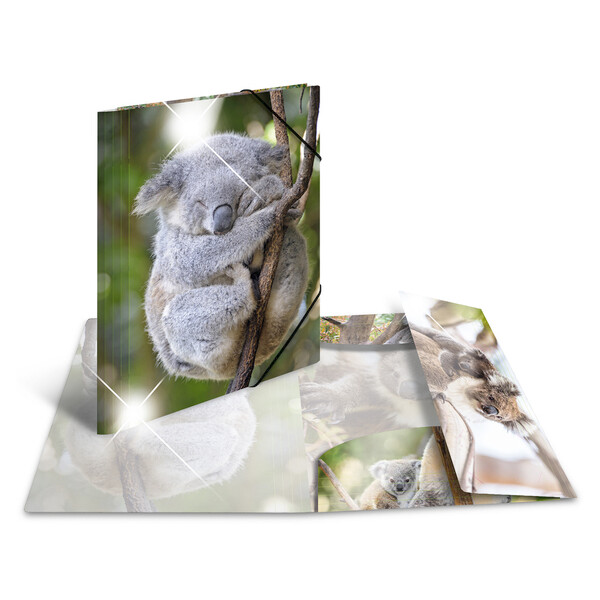 HERMA Eckspannermappe "Pferde", PP Glossy, DIN A4