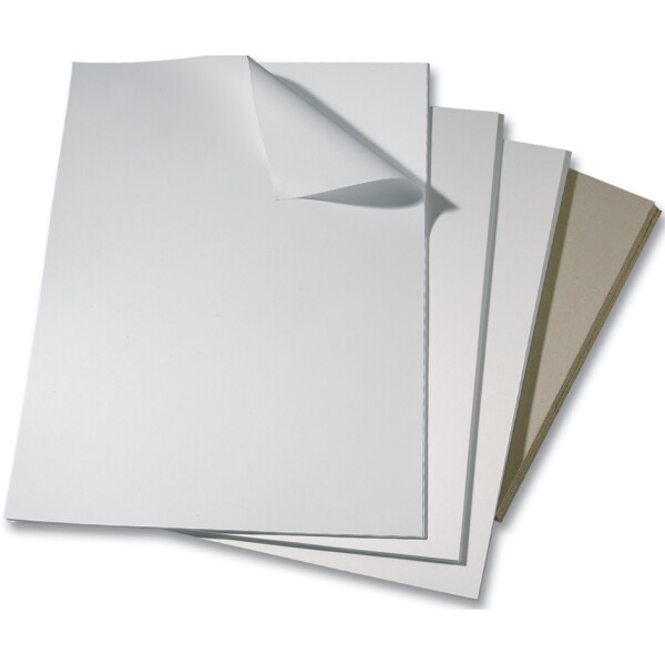 folia Graupappe, (B)400 x (H)500 mm, Stärke: 2,5 mm