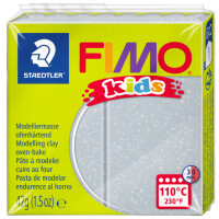FIMO kids Modelliermasse, ofenhärtend, glitter-blau,...