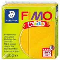 FIMO kids Modelliermasse, ofenhärtend, glitter-blau, 42 g