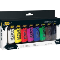 KREUL Acrylfarbe SOLO Goya Acrylic, 20 ml, 8er-Set