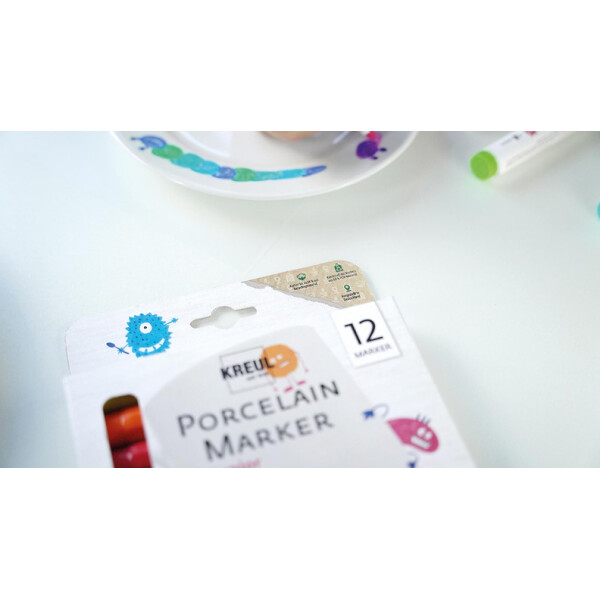 KREUL Porcelain Marker medium "Junior", 5er-Set