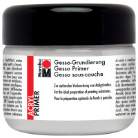 Marabu Acrylgrundierung Gesso, 225 ml, weiß