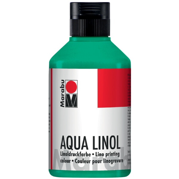 Marabu Aqua-Linoldruckfarbe, schwarz, 250 ml