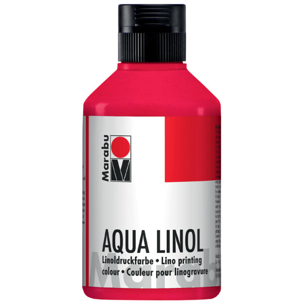 Marabu Aqua-Linoldruckfarbe, schwarz, 250 ml