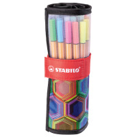 STABILO Fineliner point 88, 25er Rollerset ARTY Edition