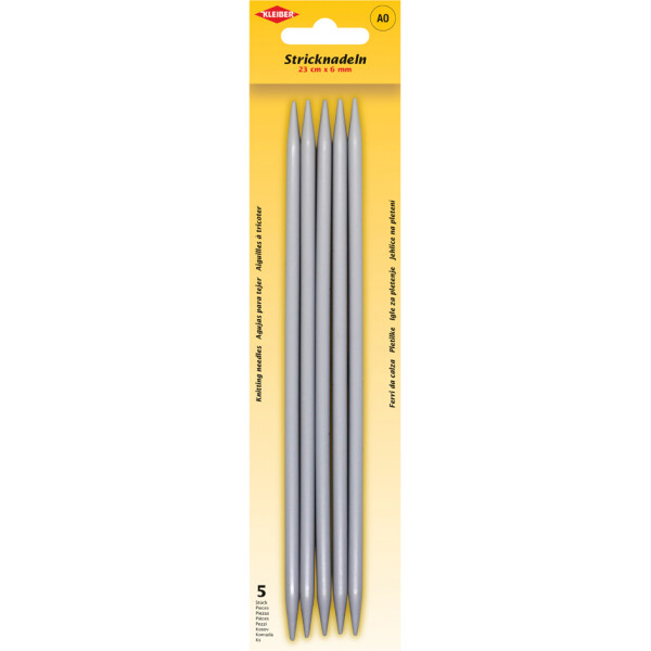KLEIBER Stricknadel-Set Strumpfspiele, 200 mm x 5,0 mm