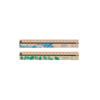 herlitz Holzlineal GREENline, 300 mm