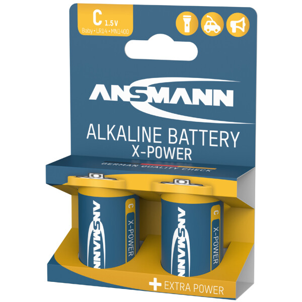 ANSMANN Alkaline Batterie "X-Power", Baby C, 20er Display