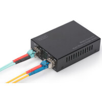 DIGITUS Gigabit Multimode Singlemode Mediakonverter, SFP