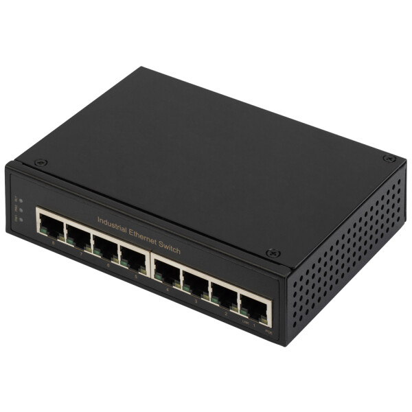 DIGITUS Industrial Gigabit Ethernet Switch, 8-Port