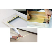 tesa Maler Krepp 4323 Basic Papierabdeckband, 30 mm x 50 m