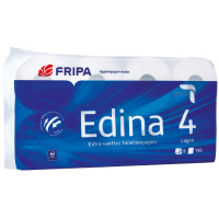 Fripa Toilettenpapier Edina, 2-lagig, hochweiß