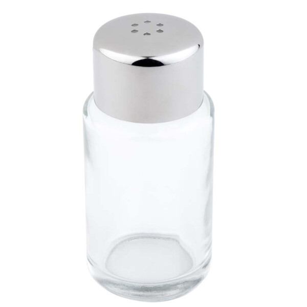 APS Salz- und Pfefferstreuer, Glas Edelstahl, 6 Löcher