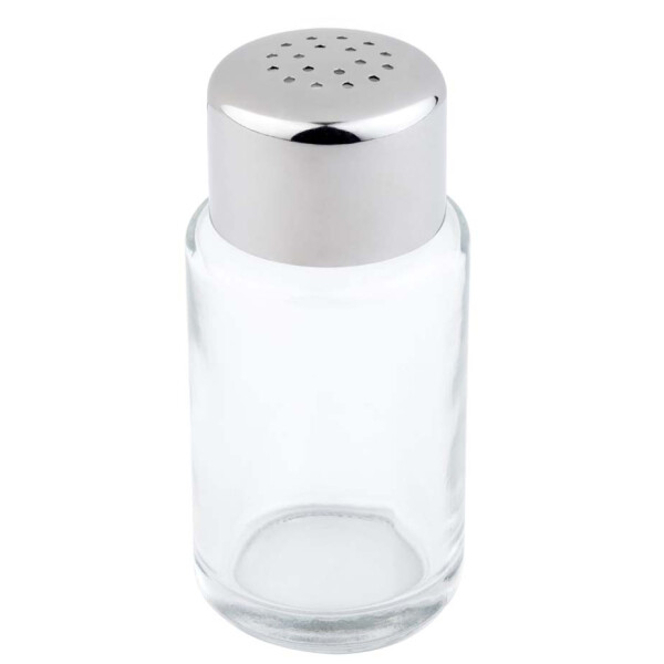 APS Salz- und Pfefferstreuer, Glas Edelstahl, 6 Löcher