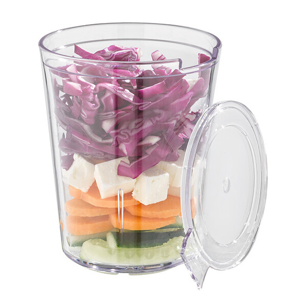 APS Becher-Set SUPER CUP, 16-teilig, transparent
