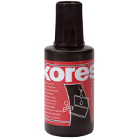Kores Stempelfarbe, Inhalt: 28 ml, rot