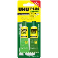 UHU 2-Komponenten-Klebstoff plus endfest,Doppelkammerspritze