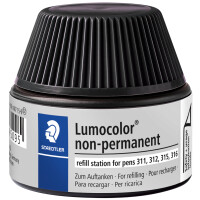 STAEDTLER Lumocolor Refill Station permanent, schwarz