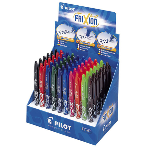 PILOT Tintenroller FRIXION BALL 07, 60er Display