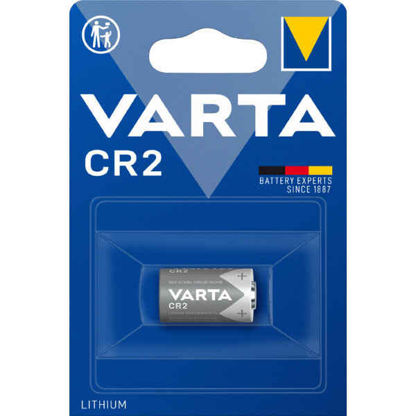 VARTA Foto-Batterie "LITHIUM", CR2, 3,0 Volt, 2er Blister