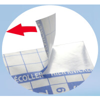 Oxford Buchschutzfolie, farblos, selbstklebend, 1000 mm x 10