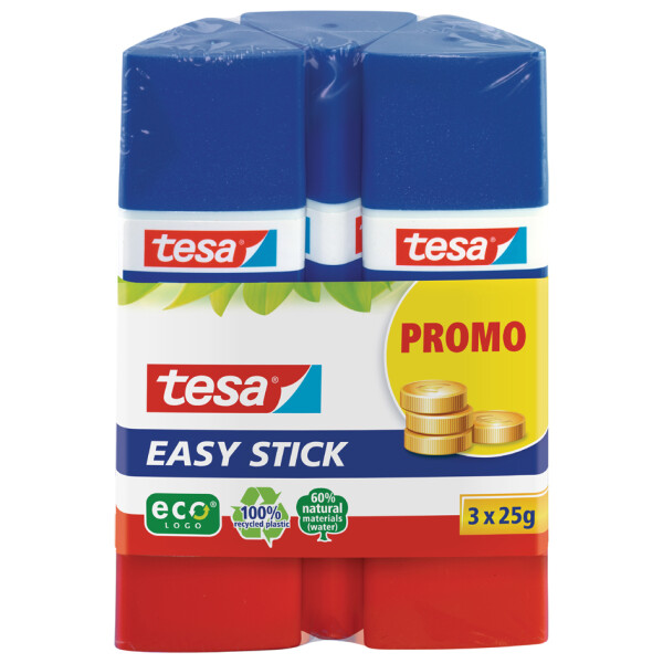 tesa ecoLogo Easy Stick Klebestift, lösungsmittelfrei, 25 g