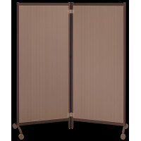 PAPERFLOW Mobiles Trennwandsystem, 2er Set, Farbe: alu-grau